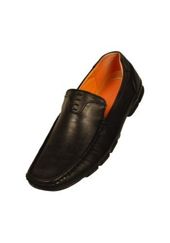 Amali Style Pinecrest Black Smooth Loafer