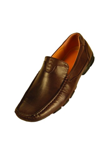 Amali Style Pinecrest Smooth Brown Loafer