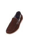 Amali Style Vail Brown Microfiber Slip On