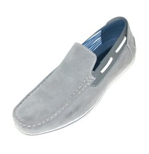 Amali Style Vail Grey Microfiber Slip On