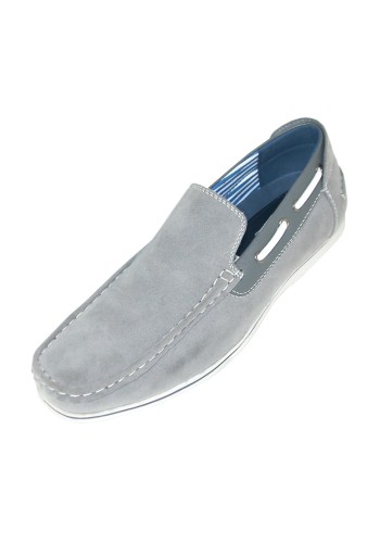 Amali Style Vail Grey Microfiber Slip On