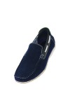 Amali Style Vail Navy Microfiber Slip On