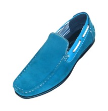 Amali Style Vail Turquoise Microfiber Slip On