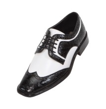 Bolano Dylan Two Tone Black andamp; White Croc Pri