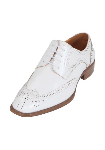 Bolano Elwyn Smooth Winter White Wing Tip