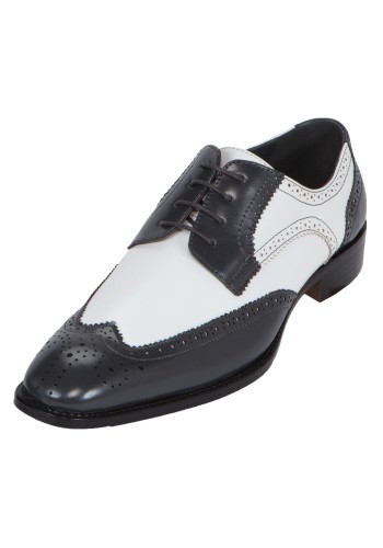 Bolano Elwyn Two Tone Grey andamp; White Wingtip