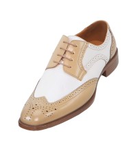 Bolano Elwyn Two Tone Oyster andamp; White Wing Tip