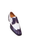 Bolano Elwyn Two Tone Purple andamp; White Wingtip: Style Elwyn-049