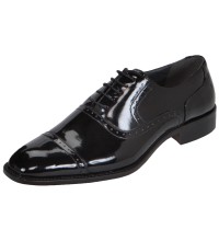 Bolano Grato Classic Smooth Black Dress Shoe