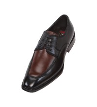 Bolano Macsen Two Tone Black andamp; Brown Oxford