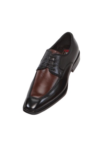 Bolano Macsen Two Tone Black andamp; Brown Oxford