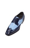 Bolano Nia Two Tone French Blue andamp; Navy Oxford