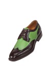 Bolano Nia Two Tone Green andamp; Brown Oxford