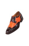 Bolano Nia Two Tone Orange andamp; Brown Oxford