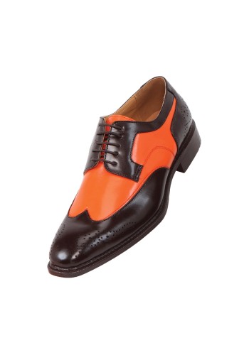 Bolano Nia Two Tone Orange andamp; Brown Oxford