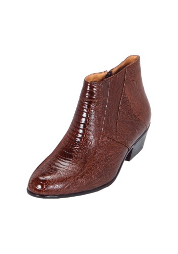 Bolano Style 450 Rust Belly Snake Print Boot