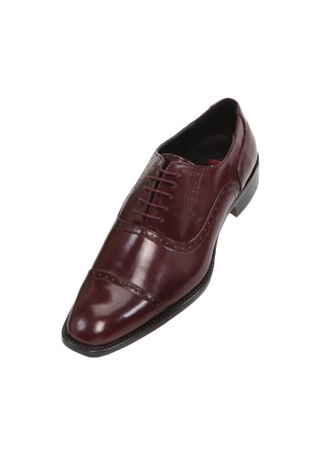 Bolano Style Ceri Burgundy Oxford Dress Shoe