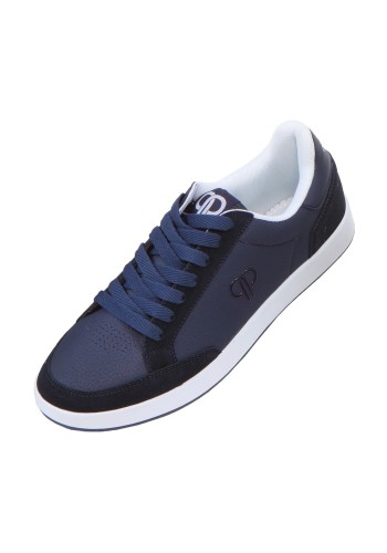 Pelle Pelle Playmaker Navy andamp; White Sneaker