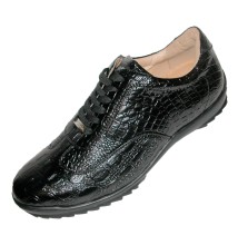 Pelle Pelle PP0303 Black Croc Print Sneaker