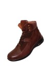 Pelle Pelle PP1009 Brown Ostrich Leg High Top Boot