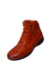 Pelle Pelle PP1010 Rust Croc Print High Top Boot