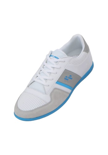 Pelle Pelle PP457 Turquoise andamp; White Low Top Sneaker SALE