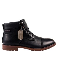 Rocawear Menand#039;s ROC-N-BRICK-01 Smooth Lace-Up Fashion Boots with Captoe