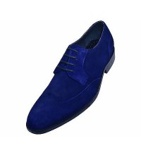 Steven Land SL338 Navy Blue Suede Wingtip Oxford Shoes