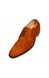 Steven Land SL338 Tan Genuine Suede Wingtip Oxford Shoes