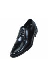 Steven Land SL7184 Black Genuine Leather Wingtip Oxford