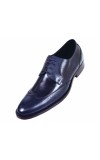 Steven Land SL7184 Navy Blue Wingtip in Genuine Leather