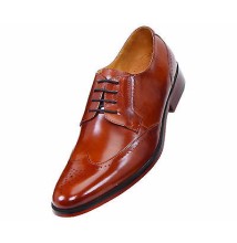 Steven Land SL7184 Tan Genuine Leather Wingtip