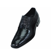 Steven Land SL9080 Black Leather Wingtip