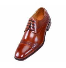 Steven Land SL9711 Tan Leather Cap Toe