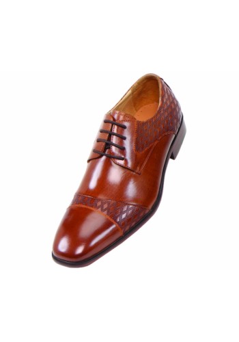 Steven Land SL9711 Tan Leather Cap Toe