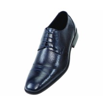 Steven Land SL9715 Navy Leather Cap Toe