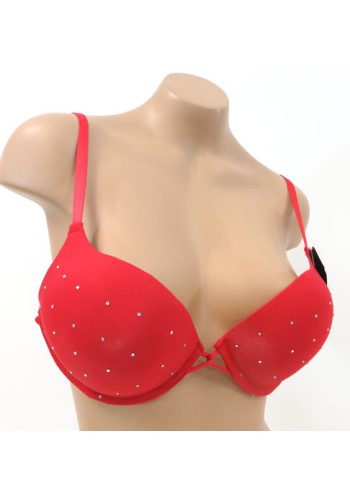 Bra-BRA2021 Red PUSH UP (1dz)